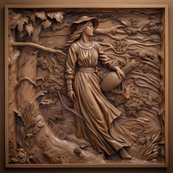 نموذج ثلاثي الأبعاد لآلة CNC 3D Art 